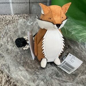 NWT Kate Spade 3D fox coin Charm